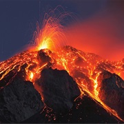 See a Volcano Erupt