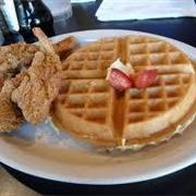 Chicken &amp; Waffles at New Center Eatery