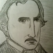Edgar Allan Poe Sketch (Angela Jensen)