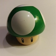Super Mario Extra Life Plastic Mushroom