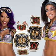 The Boss &#39;N&#39; Hug Connection WWE Women&#39;s Tag Team Champions