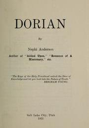 Dorian by Nephi Anderson