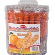 Espeez Rock Candy on a Stick Orange