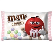 M&amp;Ms Pastels White Chocolate