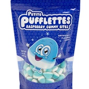 Pufflettes Blue Raspberry Gummy Bites