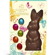 Godiva Chocolate Bunny &amp; Eggs