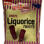 Dominion Grape Liquorice Twists (New Zealand)