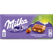 Milka Whole Hazelnuts Chocolate