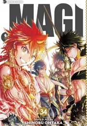 Magi: The Labyrinth of Magic Volume 34 (Shinobu Ohtaka)