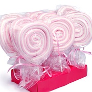 Marshmallow Castle Jumbo Roller Pops Pink