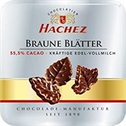 Hachez Milk Chocolate Leaves