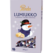 Panda Lumiukko Valkosuklaa