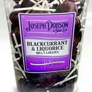 Joseph Dobson Blackcurrant &amp; Liquorice Mega Lollies