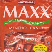 Jack &#39;N Jill Maxx Dalandan Orange Menthol Candy