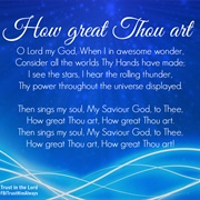 How Great Thou Art