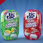 Tic Tac Gum Liquid Center