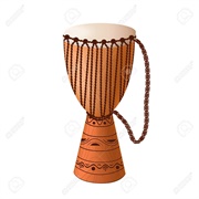 African Drum Ornament