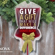 Blood Donation Ornament