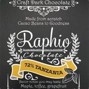 Raphio 72% Tanzania Chocolate