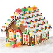 Candy Garlands Gingerbread House