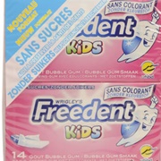 Wrigley&#39;s Freedent Kids Bubble Gum