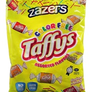 Zazers Color Free Taffys Assorted Flavors