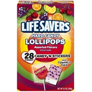 Lifesavers Hard Candy Lollipops