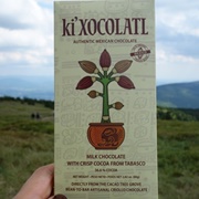 Ki&#39;xocolatl Tabasco Crisp Cocoa Chocolate Bar