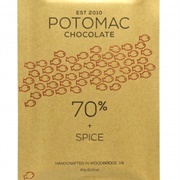 Potomac Spice 70% Chocolate Bar