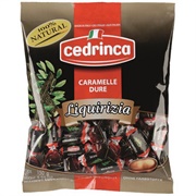 Cedrinca Caramelle Dure Liquirizia