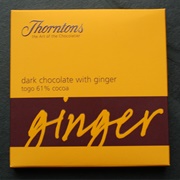 Thorntons 61% Dark Chocolate Ginger