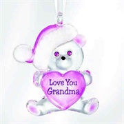 Heart Bear Ornament