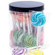 Squiggle Pop Petite Swirl Lollipops Assorted