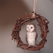 Barn Owl Ornament