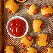 Pigs in Blankets With Ketchup