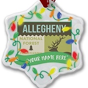 Allegheny National Park Ornament