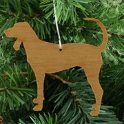 Austrian Black and Tan Hound Ornament