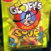 Goofy&#39;s Candy Co. Sour Gummi Worms