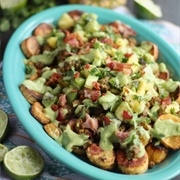 Loaded Tropical Plantain Nachos