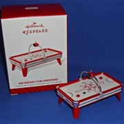 Air Hockey Ornament