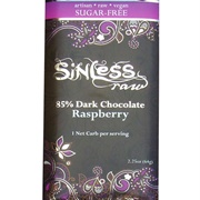 Sinless 85% Dark Chocolate Raspberry