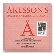 Akesson&#39;s Madagascar 75% Trinitario Pink Pepper