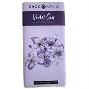 Choc Affair Violet Gin Milk Chocolate