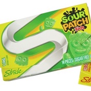 Stride Sour Patch Kids Lime Gum