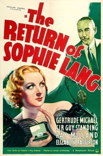 The Return of Sophie Lang (1936)