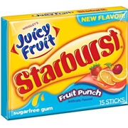 Juicy Fruit Starburst Gum