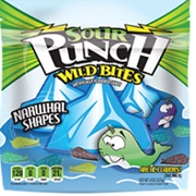 Sour Punch Wild Bites Narwhal Shapes