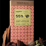 Mason &amp; Co 55% Coconut Masala Chai Dark Chocolate