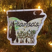 Arkansas Ornament