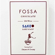 Fossa Sake Kasu 38% White Chocolate